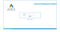 Desktop Screenshot of dms.apexcos.com